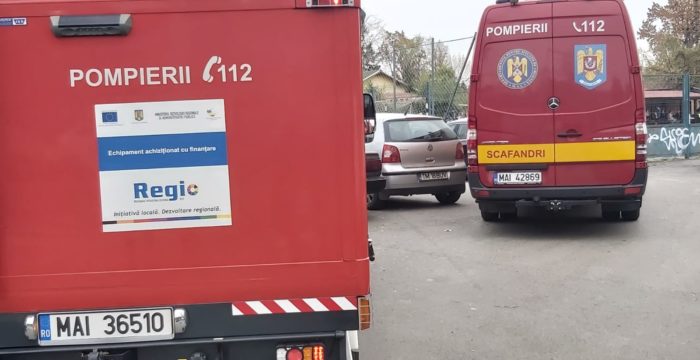 pompieri la interventie