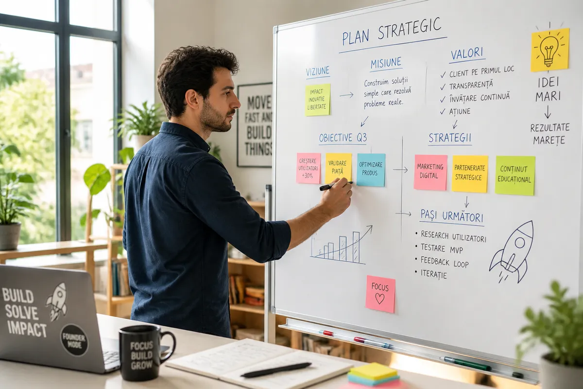 planificare strategică start-up afaceri România